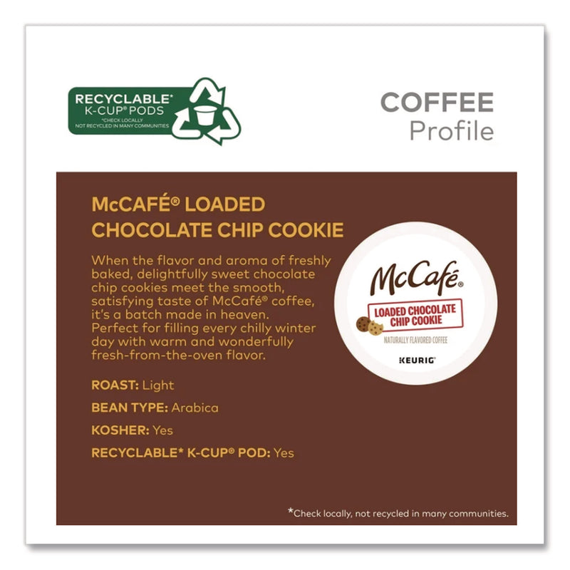 Nestle Loaded Chocolate Chip Cookie K-Cups, 24/Box (GMT5000380447) Box of 24