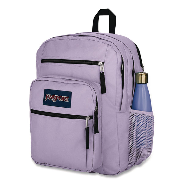 JanSport® Big student Backpack, For devices Up to 14.9", 13 x 10 x 17.5, Lilac (JSCJS0A47JK5M9) Each