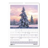 House of Doolittle™ Recycled Three-Month Season Wall Calendar, 12 x 16.5, Multicolored Sheets, 14-Month: Dec 2025 to Jan 2027 (HOD323) Each