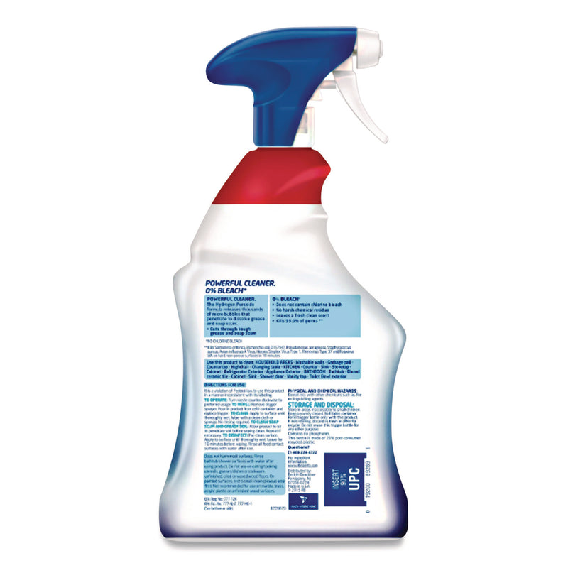 Lysol Multi-Purpose Cleaner with Hydrogen Peroxide, Citrus Sparkle Zest Scent, 32 oz Trigger Spray Bottle (RAC1920089289) Each