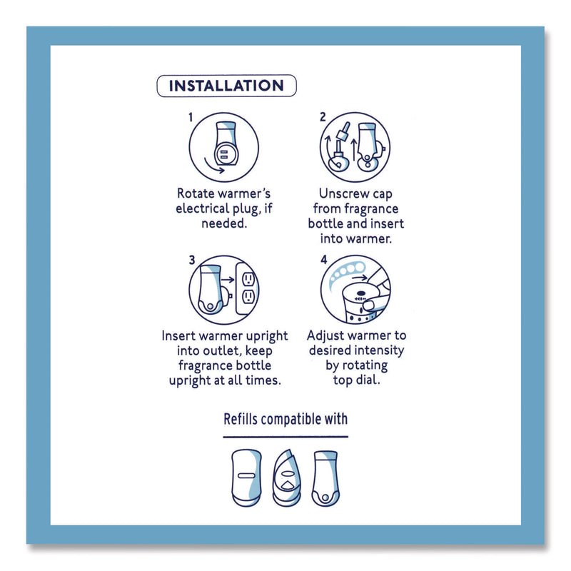 Glade® Plugins Scented Oil Refill, Clean Linen, 0.67 oz, 10/Pack (SJN379206) Each