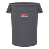 Injection Molded Utility Trash Can, 20 gal, Resin, Gray (SUATCU20) Each