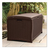 Large Deck Box, 13.23 cu ft, 50" x 25.5" x 25.5", Java (SUADBW9200) Each