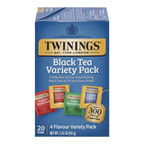 Black Tea Variety Pack, Assorted Flavors, 20/Box (TWGTNA05320) Box of 20