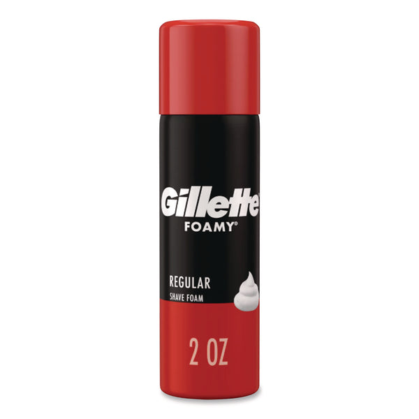 Gillette® Shave Kit, 2-Blade Razor and 2 oz Foam Shave Crean (PGC70104) Box of 4
