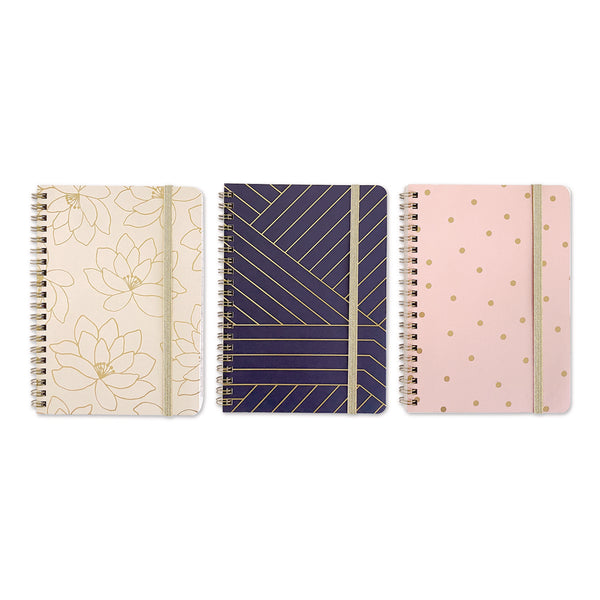 Keep It In Line Personal Notebook, Medium/College Rule, Randomly Assorted Cover Colors and Designs, (80) 7 x 5 Sheets (WLB35087) Each