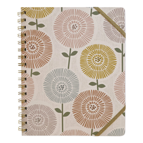 Down to Earth Ideal Notebook, 3 Sections, Medium/College Rule, Randomly Assorted Cover Colors/Designs, (100) 8.75 x 7 Sheets (WLB55041) Each