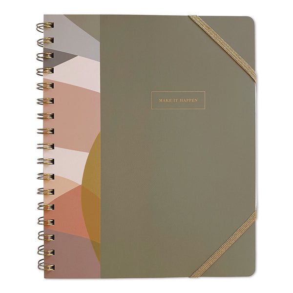 Down to Earth Ideal Notebook, 3 Sections, Medium/College Rule, Randomly Assorted Cover Colors/Designs, (100) 8.75 x 7 Sheets (WLB55041) Each