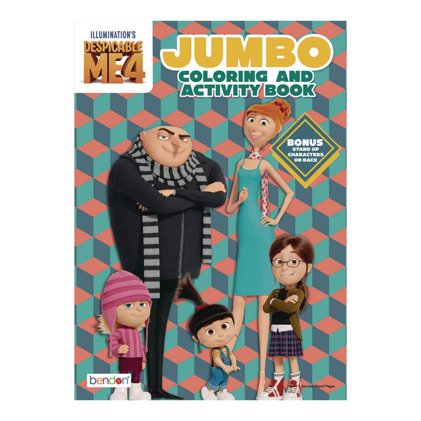 Despicable Me 4 Jumbo Coloring and Activity Book, 10.75 x 7.75, 64 Pages (WLB60503) Each