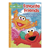 Sesame Street Favorite Friends Jumbo Coloring and Activity Book, 10.75 x 7.75, 64 Pages (WLB417331) Each