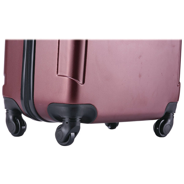 Pilot Hard Side Carry-On Suitcase, Four-Wheeled Spinner, 14.37 x 8.86 x 21.46, Wine (WLBIUPIL00SWIN) Each