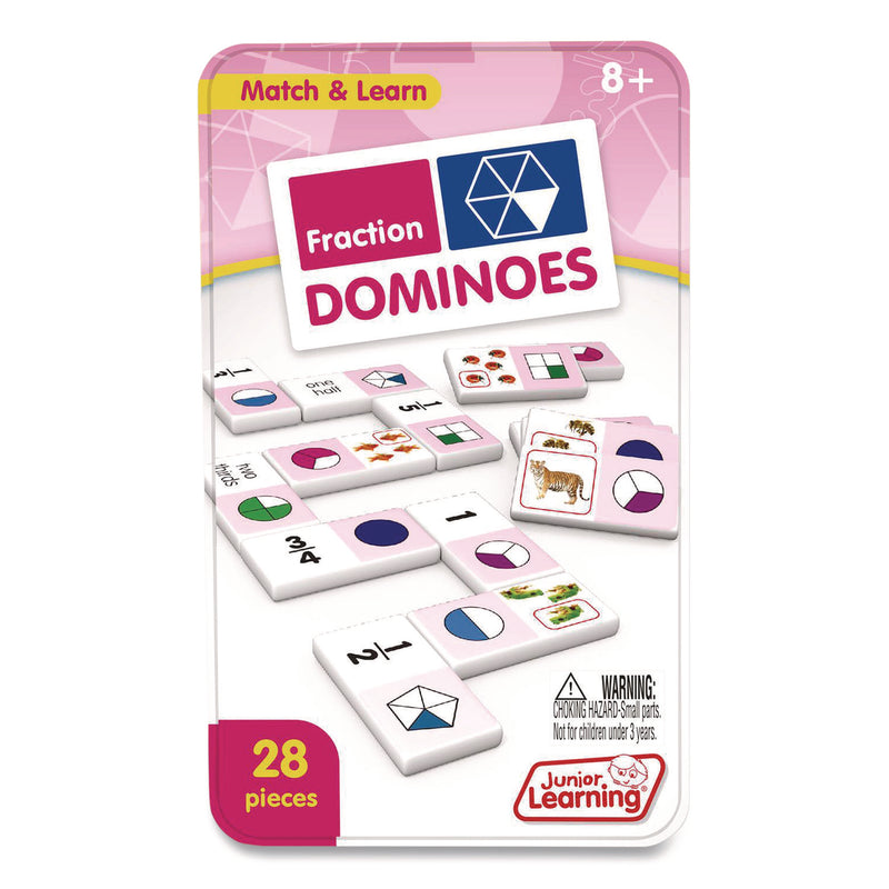 Fraction Dominoes, Ages 8 to 12 (JRL485) Each