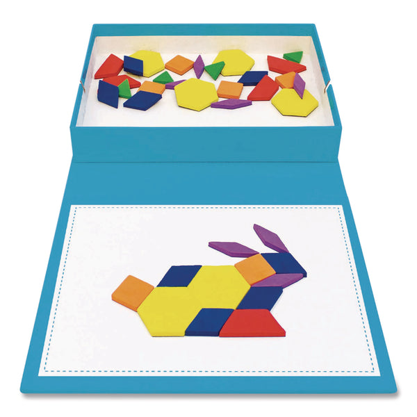 Rainbow Pattern Blocks, Ages 3 to 4 (JRL613) Each