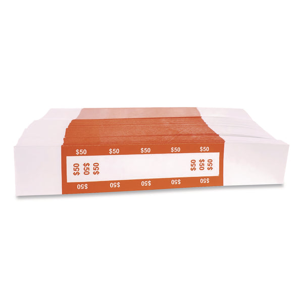 CONTROLTEK® Currency Straps, $50, Self-Adhesive, 1,000/Pack (CNK560116) Pack of 1000