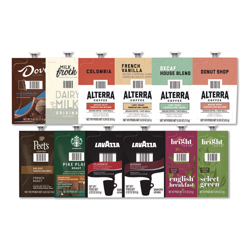 Lavazza FLAVIA Collection Large Variety Pack, 228/Carton (LAVMDR00002) Case of 228
