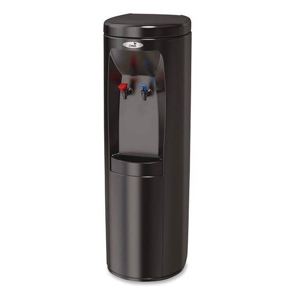 Oasis® Atlantis Hot and Cold Water Dispenser, 1.4 gal, 12.8 x 13 x 40.5, Black (OAS504009) Each