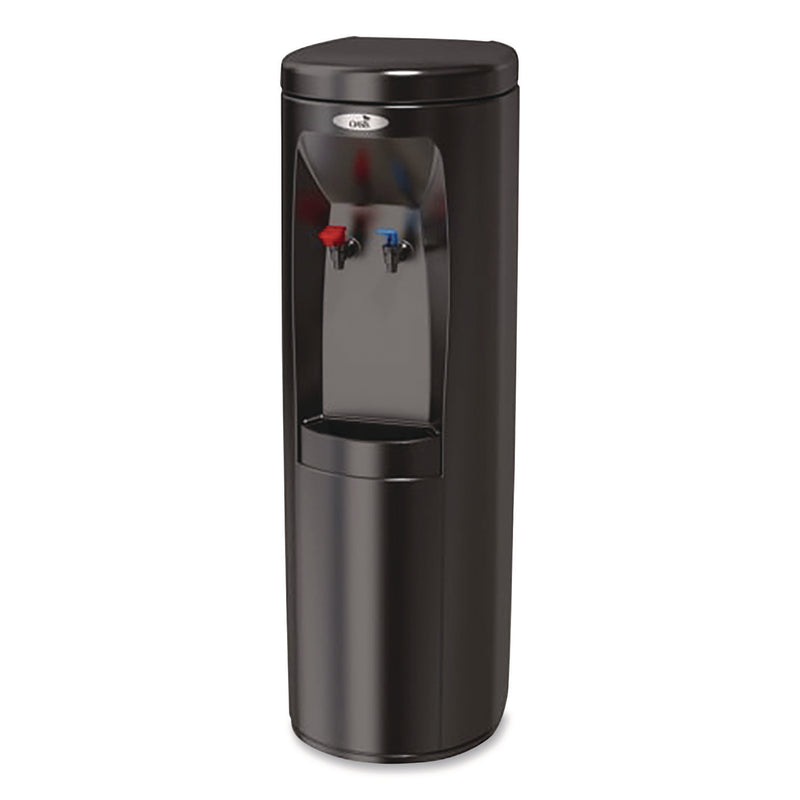 Oasis® Atlantis Hot and Cold Water Dispenser, 1.4 gal, 12.8 x 13 x 40.5, Black (OAS504009) Each