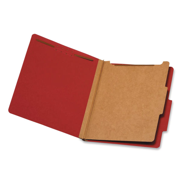 Pendaflex Classification Folders, 25pt, 1-Div, Letter, 1-3/4" Exp, 10/BX, Bright Red (PFX23731P) Box of 10