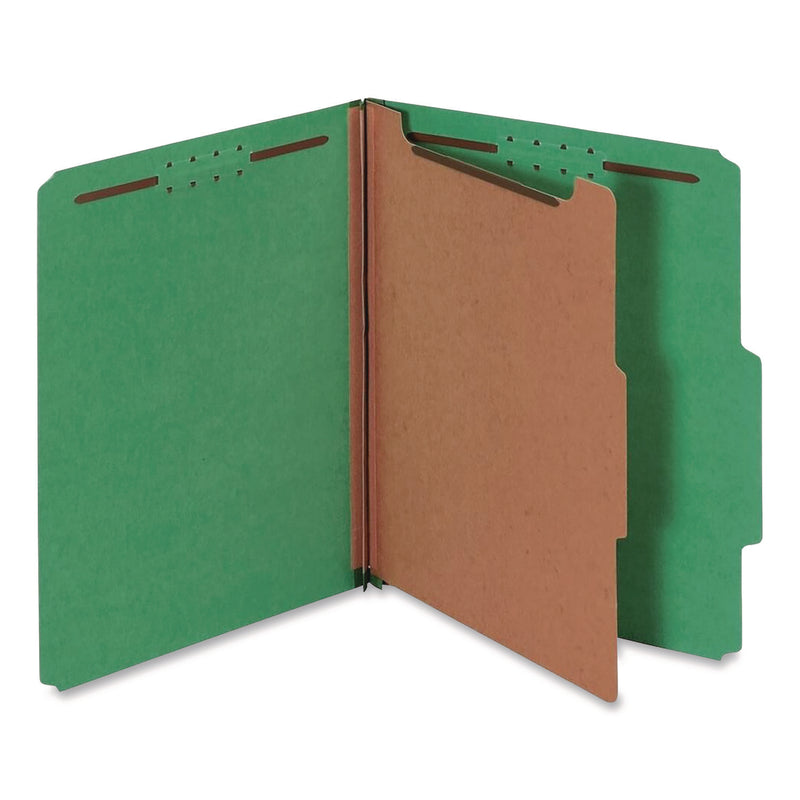 Pendaflex Classification Folders, 25pt, 1-Div, Letter, 1-3/4" Exp, 10/BX, Dark Green (PFX23733P) Box of 10