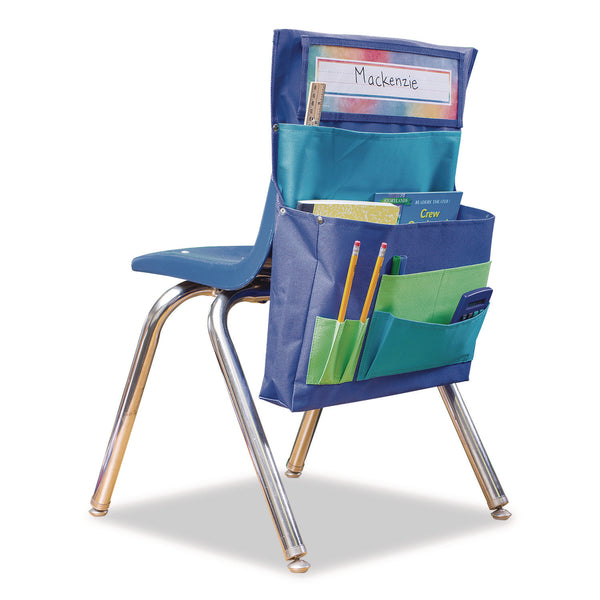 Teacher Created Resources Chair Pocket, 15.5 x 18, Canvas, Blue/Teal/Lime (TCRTCR20970) Each