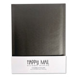 Happy Mail Self-Sealing Bubble Mailer, 6 x 9, Black, 12/Pack (WLB245153) Pack of 12