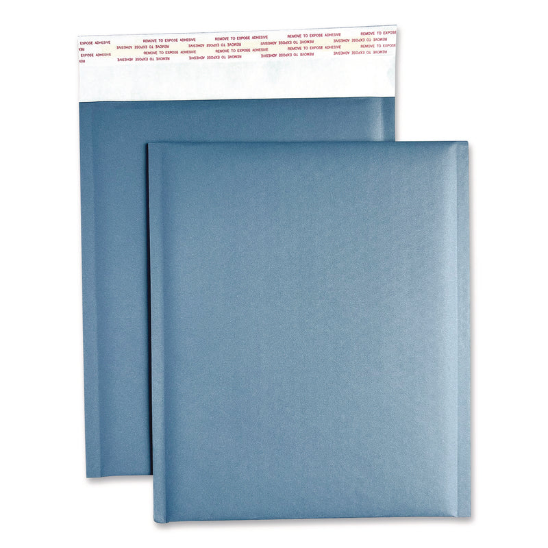 Happy Mail Self-Sealing Bubble Mailer, 8.5 x 11, Blue, 12/Pack (WLB245157) Pack of 12