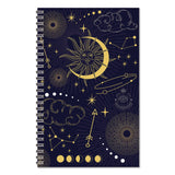 House of Doolittle™ Recycled Non-Dated Monthly/Weekly Planner, Celestial, Blue/Gold Cover, Undated (HOD212144) Each