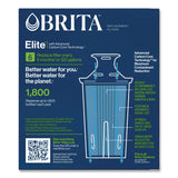 Brita Elite Replacement Water Filters for Pitcher and Dispensers, 2 Filters/Box, 12 Boxes/Carton (CLO36247CT) Case of 12