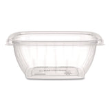 Square Plastic Bowls, 12 oz, 8.5 x 8.5 x 2.64, Clear, Plastic, 63 Bowls/Sleeve, 8 Sleeves/Carton (DCCC12SB) Case of 504