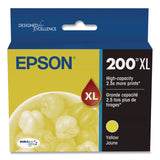 Epson® T200XL420S (200XL) DURABrite Ultrra High-Yield Ink, Yellow (EPST200XL420S) Each