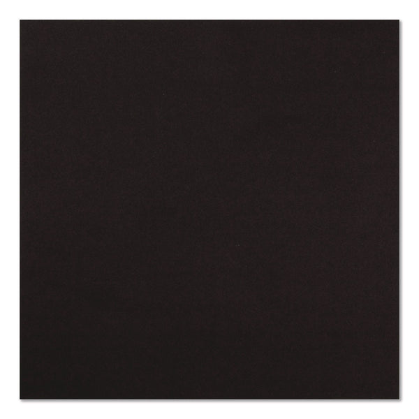 Airlaid Flat Pack Napkins, 16 x 16, Black, 500/Carton (HFM125070) Case of 4