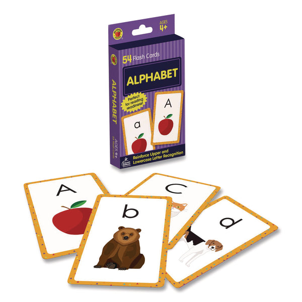 Carson-Dellosa Education Alphabet Flash Cards, 3.25 x 5.25, Assorted Colors, 54 Cards (CDP0769646794) Each