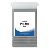 Compatible Blue Ink, Replacement for PFI-101 (0891B001AA), 130 mL (CTGWCPFI101BL) Each