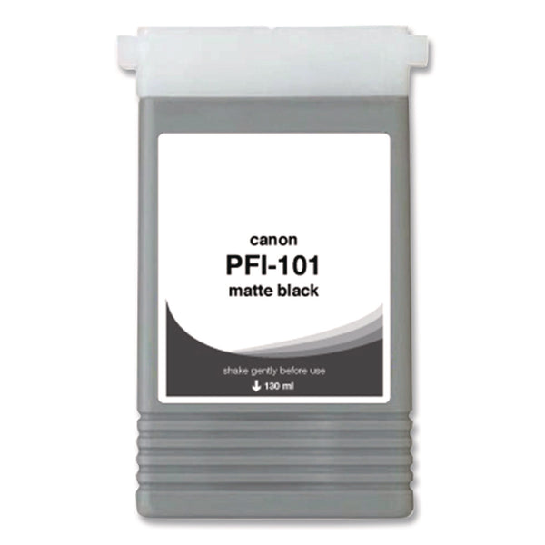 Compatible Matte Black Ink, Replacement for PFI-101 (0882B001AA), 130 mL (CTGWCPFI101MB) Each