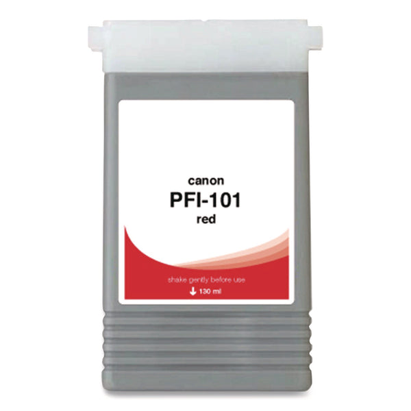 Compatible Red Ink, Replacement for PFI-101 (0889B001AA), 130 mL (CTGWCPFI101R) Each