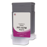 Compatible Magenta Ink, Replacement for PFI-107 (6707B001AA), 130 mL (CTGWCPFI107M) Each