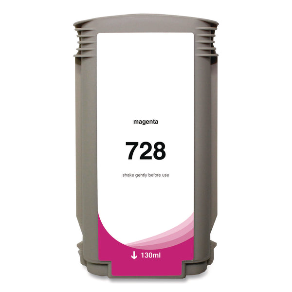 Compatible Magenta Ink, Replacement for 728 (F9J66A), 130 mL (CTGWH728SM) Each