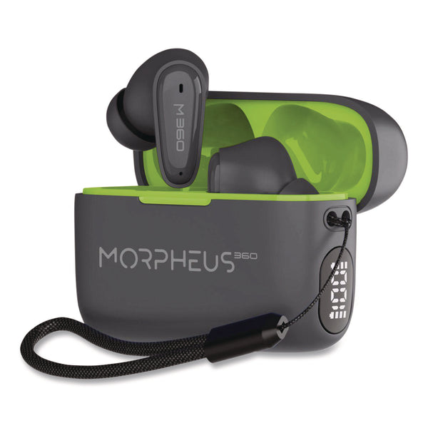 Morpheus 360® Nemesis True Wireless Earbuds, Gray (MHSTW1800G) Each