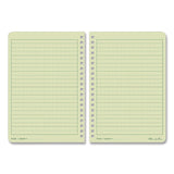 Rite in the Rain® All-Weather Wire-O Notebook, 1-Subject, Universal: Narrow Rule and Quadrille Rule, Dark Green Cover, (32) 7 x 4.63 Sheets (RIR973) Each