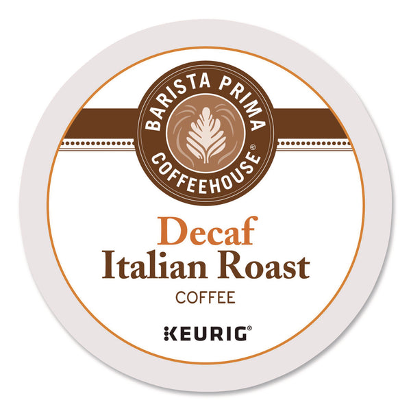 Barista Prima Coffee House® Decaf Italian Roast Coffee K-Cups, 24/Box, 4 Boxes/Carton (GMT8506CT) Case of 96