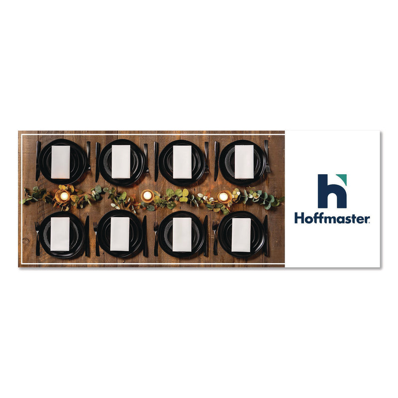 Hoffmaster® Airlaid Flat Pack Napkins, 16 x 16, Black, 500/Carton (HFM125070) Case of 4