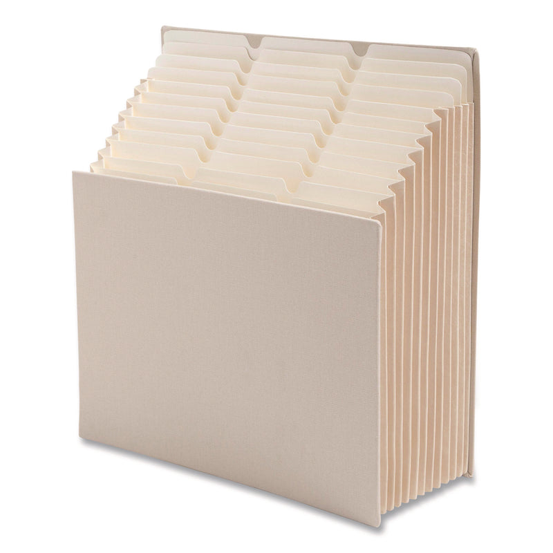 Stadium File, 10.5" Expansion, 12 Sections, 1/3-Cut Tabs, Letter Size, Beige (SMD70226) Each