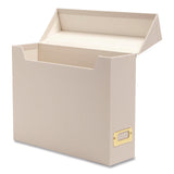 Flip Top Box, Letter Files, 13 x 3.7 x 10, Beige (SMD70232) Each