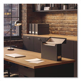 Flip Top File Box, Letter Files, 13 x 3.7 x 10, Charcoal (SMD70233) Each