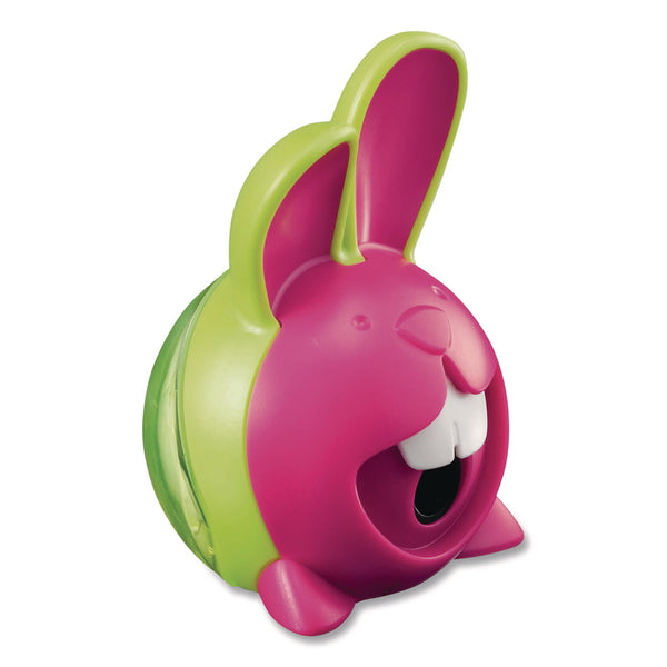 Croc Croc Chomp Rabbit 1-Hole Canister Pencil Sharpener, 3.74 x 1.8 x 4.92, Randomly Assorted Colors (MHX017649) Each