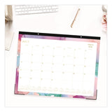 Blue Sky® Ashley G Academic Monthly Desk Pad, 22x17, Multicolor Sheets, Black Headband, Clear Corners, 12-Month (Jul to Jun): 2025-2026 (BLS148668) Each
