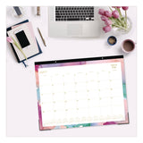 Blue Sky® Ashley G Academic Monthly Desk Pad, 22x17, Multicolor Sheets, Black Headband, Clear Corners, 12-Month (Jul to Jun): 2025-2026 (BLS148668) Each
