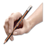 Black'Peps Jumbo Triangular Pencils, HB (#2), Black Lead, Orange/Black Barrel, Dozen (MHX854721ZT) 1 Dozen