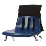Victor® Elastic-Back Seat Sack for Chairs 12" to 17" Wide, 11 x 15.5 x 14, Fabric, Black (SSK30101) Each