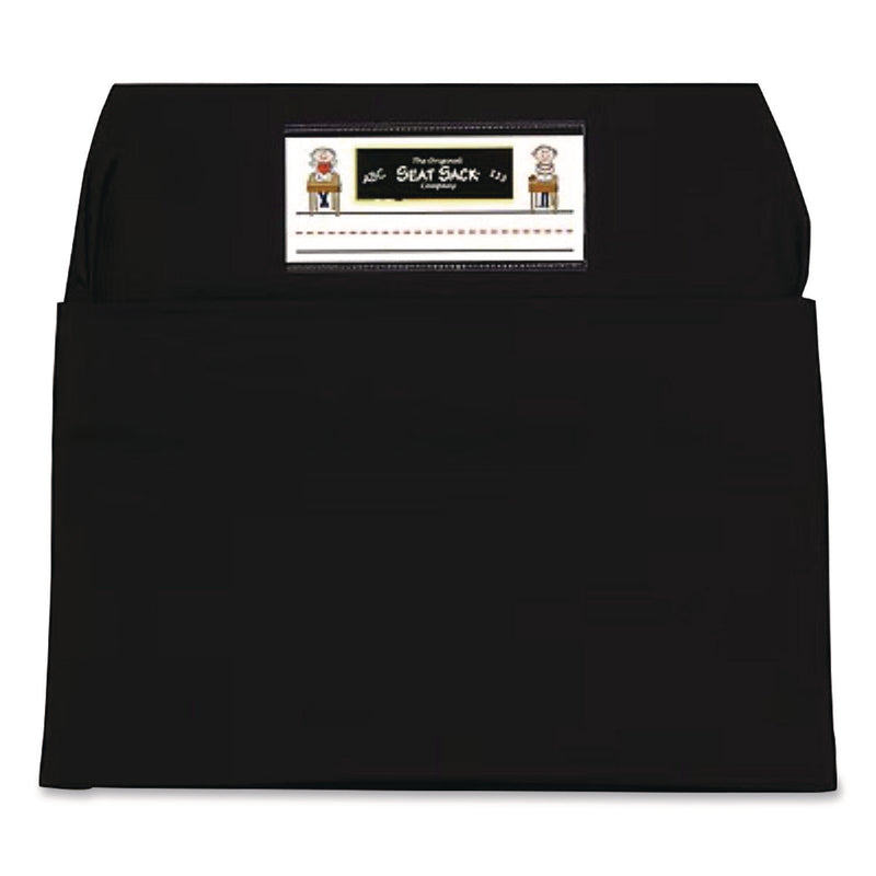 Victor® Elastic-Back Seat Sack for Chairs 12" to 17" Wide, 11 x 15.5 x 14, Fabric, Black (SSK30101) Each